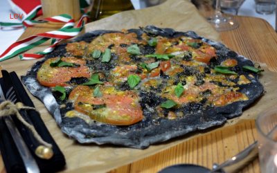 PIZZA AL CARBÓN ACTIVADO