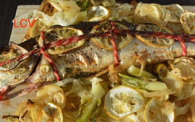 LUBINA AL HINOJO Y LIMÓN