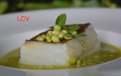 BACALAO CON GUISANTE LÁGRIMA