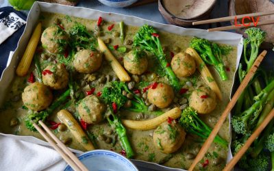 ALBÓNDIGAS DE PESCADO ESTILO THAI