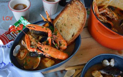 SOPA DE PESCADO Y MARISCO