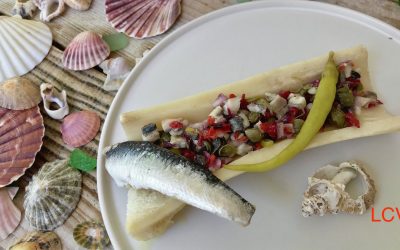 TARTAR DE BOQUERONES (EN VINAGRE)