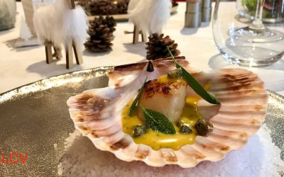 VIEIRAS CON MANTEQUILLA AL CHAMPAGNE