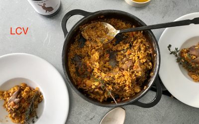 ARROZ CON CRESTAS EN SALSA DE PERDIZ