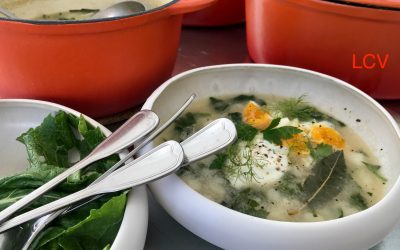 GREEN BORSCH CON GRELOS
