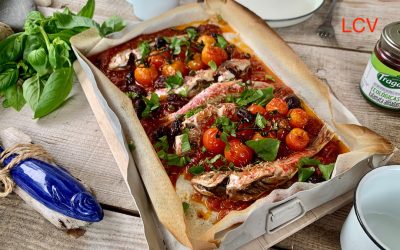 SALMONETES CON KALAMATA