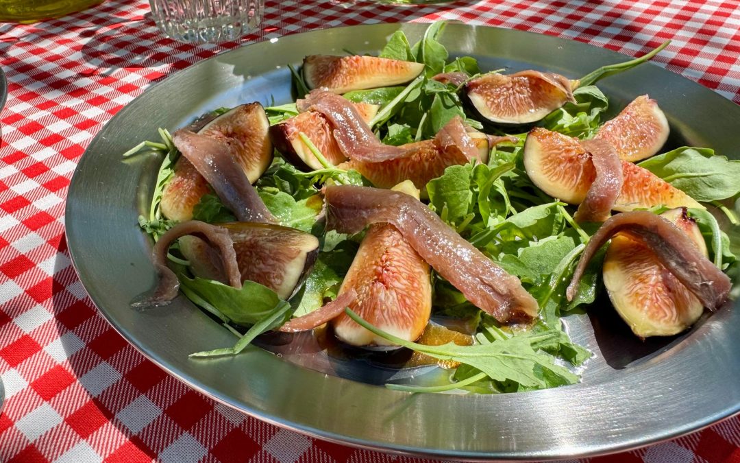 ENSALADA DE HIGOS CON ANCHOAS