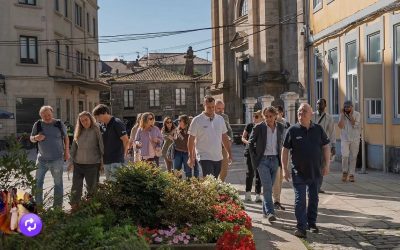 LOS EMBAIXADORES DO CAMIÑO, JORDI CRUZ E IÑAKI ALDREY LLEVAN EL PIMIENTO DE HERBÓN POR EL CAMINO PORTUGUÉS